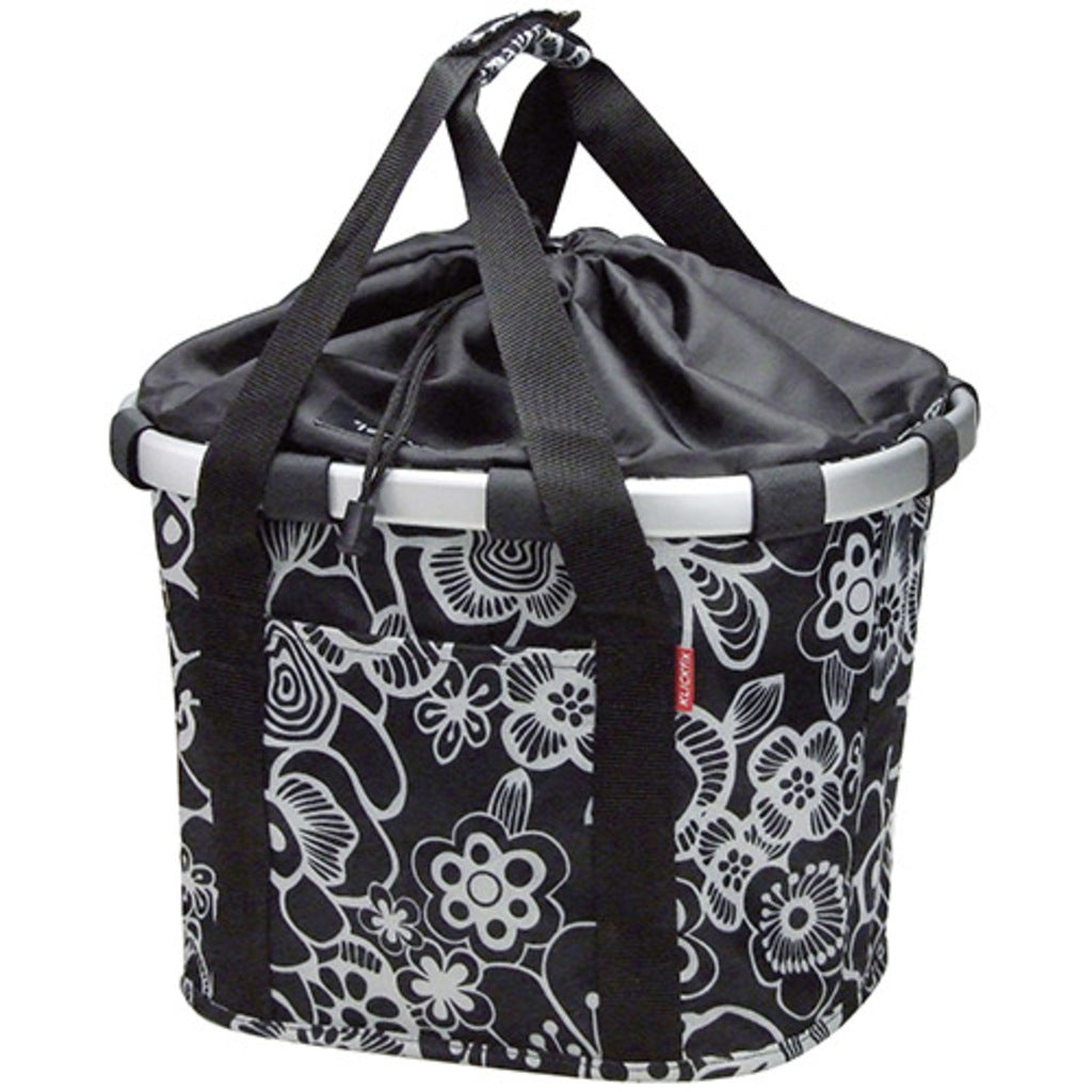 Mandtas KLICKfix Bikebasket - Fleur Black - 15 Liter Mandtas KLICKfix Bikebasket - Fleur Black - 15 Liter